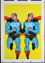CCCP - USA (USSR - USA Superman) by Roman Cieslewicz, 1968