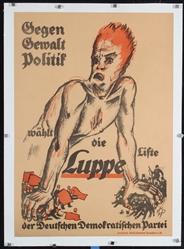 Gegen Gewalt Politik - Liste Luppe by Franz Karl Delavilla, 1919