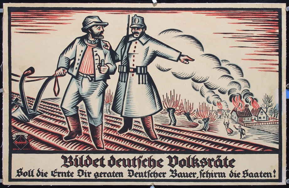 Bildet deutsche Volksräte by Oskar Hadank, 1918