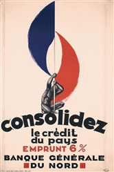 Consolidez le credit du pays by DAM (Damour Publicité), ca. 1922