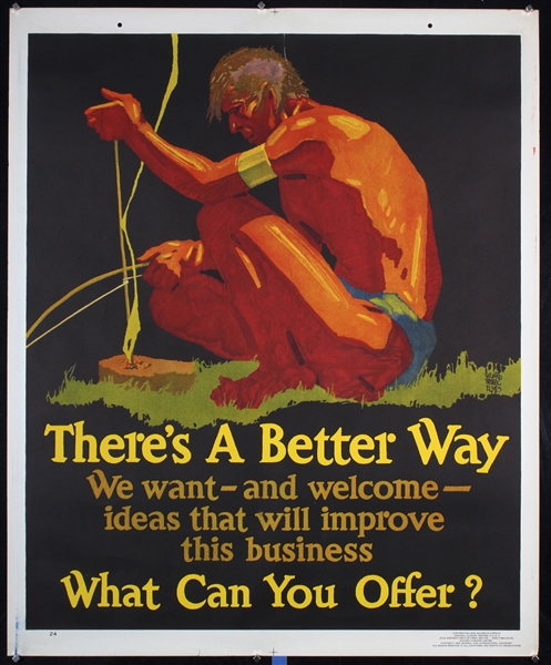 There´s A Better Way by Willard Elmes, 1929