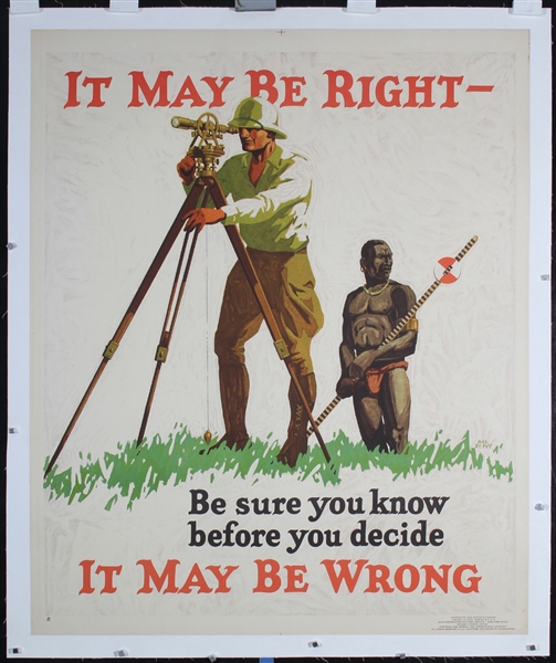 It May Be Right - It May Be Wrong by Hal de Puy, 1929
