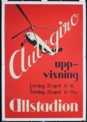 Autogiro - Allstadion (Exhibition Flight) by Anonymous, 1934
