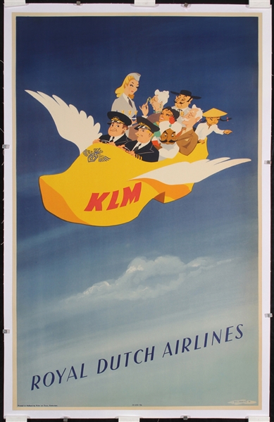 KLM - Royal Dutch Airlines by Paul Erkelens, 1947