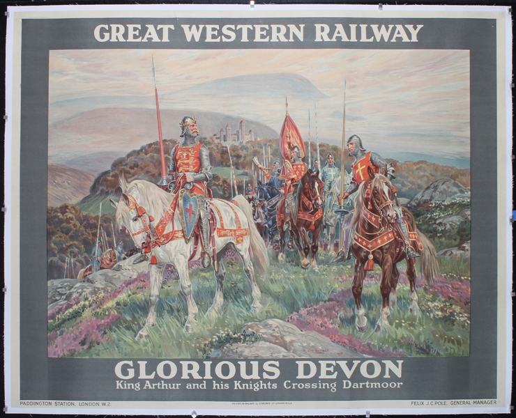 Glorious Devon - Great Western Railway by Percy Spence, 1928