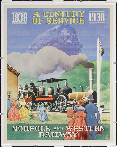Norfolk and Western Railway - A Century of Service by Leslie Ragan, 1938