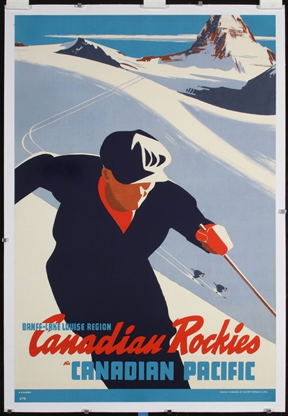Canadian Rockies via Canadian Pacific by Peter Ewart, 1941