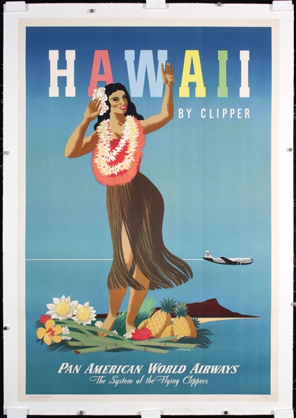 Pan American - Hawaii by Clipper by John Atherton, 1948