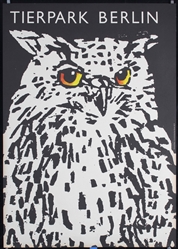 Tierpark Berlin (Owl) by Roland Beier, 1977