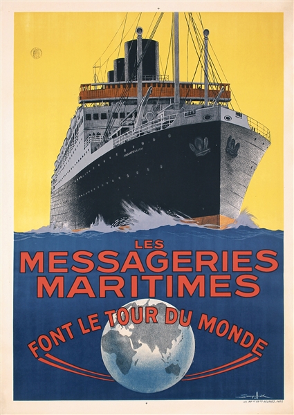 Les Messageries Maritimes (Champollion) by Sandy Hook, ca. 1930