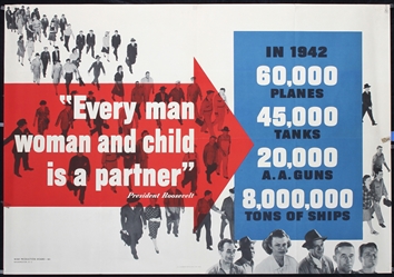 Every man woman and child is a partner by Anonymous - USA, 1943