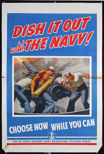 Dish it out with the Navy by McClelland Barclay, 1942