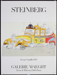 Steinberg - Galerie Maeght by Saul Steinberg, 1977