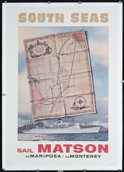 Sail Matson - South Seas by Louis Macouillard, ca. 1955