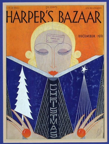 Harpers Bazaar (3 Magazine Covers) by Erté, 1926 - 1931