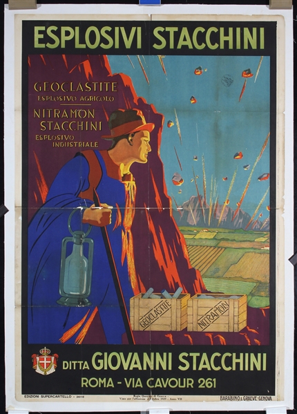 Esplosivi Stacchini by Anonymous, 1929