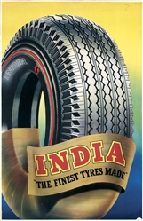 India - The Finest Tyres by Anonymous, ca. 1930