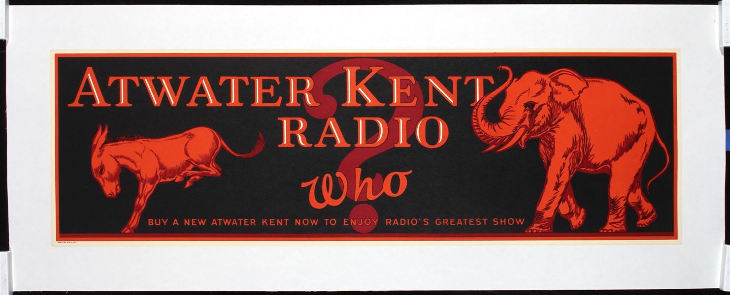 Atwater Kent Radio - Who? by Anonymous, 1928