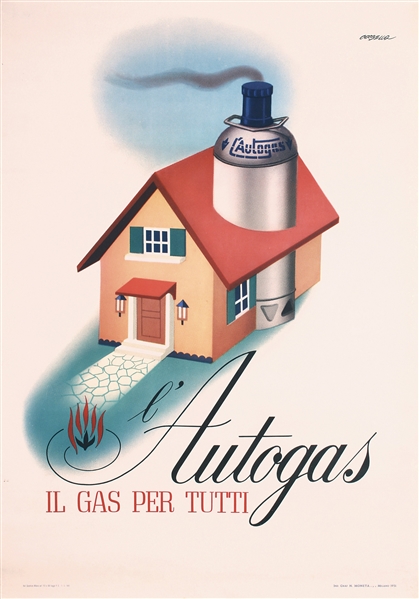 Autogas by Tito Corbella, 1951