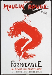 Moulin Rouge (2 Posters) by Rene Gruau, ca. 1975