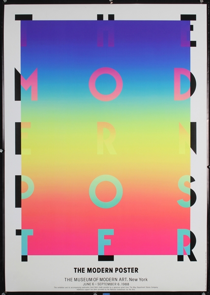 The Modern Poster by Koichi Sato, 1988