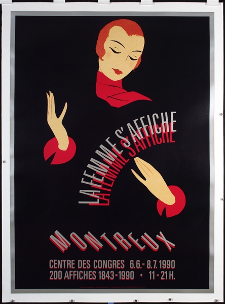 La Femme sAffiche (after Hugo Laubi) by Anonymous, 1990