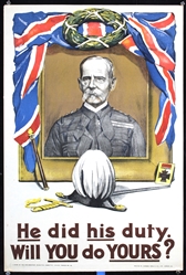 He did his duty - Will you do your? by Anonymous, ca. 1917
