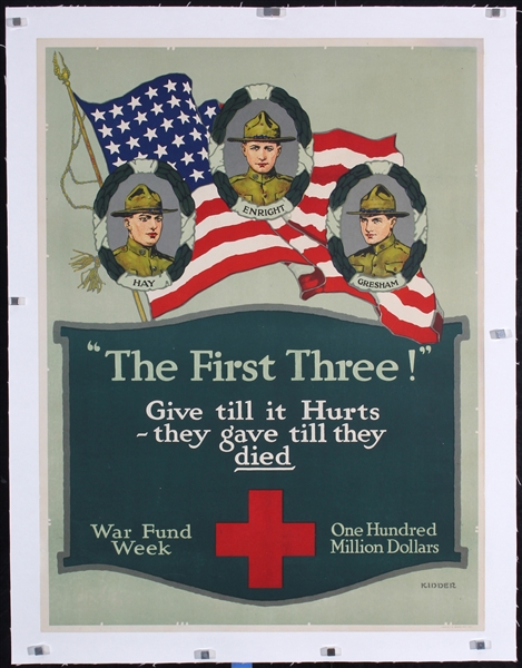 The First Three (Red Cross) by Kidder, ca. 1918