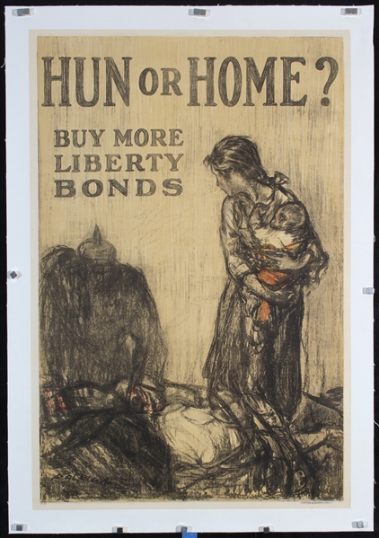 Hun or Home - Liberty Bonds by Henry Raleigh, ca. 1918