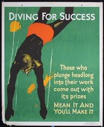 Diving for Success by Willard Elmes, 1929