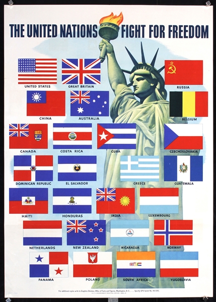 Then United Nations fight for Freedom by Anonymous, 1942