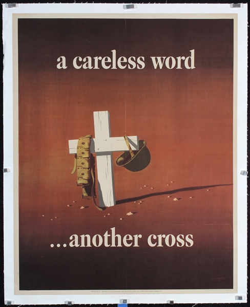 a careless word - another cross by John Atherton, 1943
