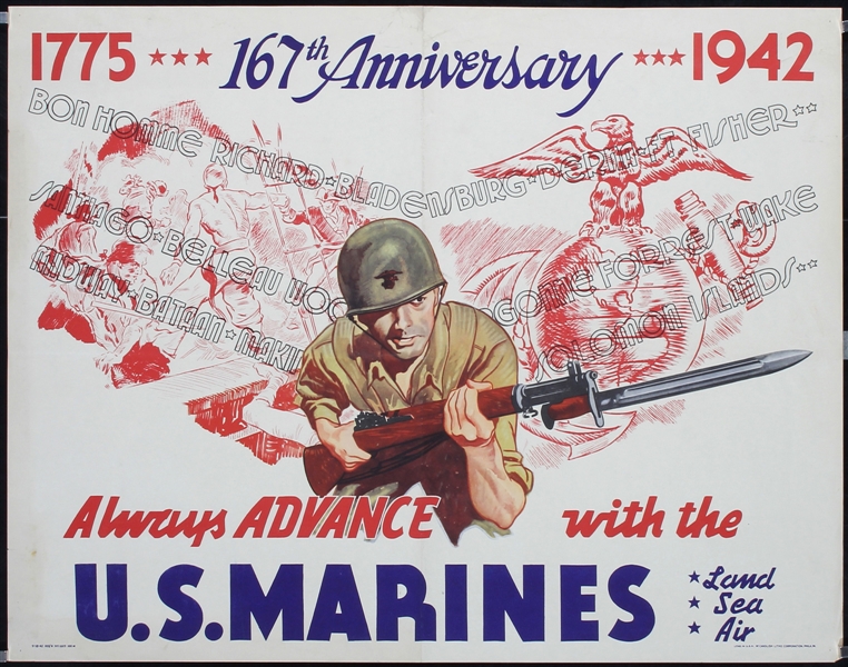 U.S. Marines - 167th Anniversary by Anonymous, 1942