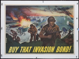Buy That Invasion Bond by R. Moore, 1944