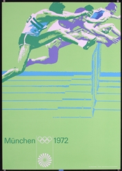 Olympic Games München (Hurdles) by Otl Aicher, 1972