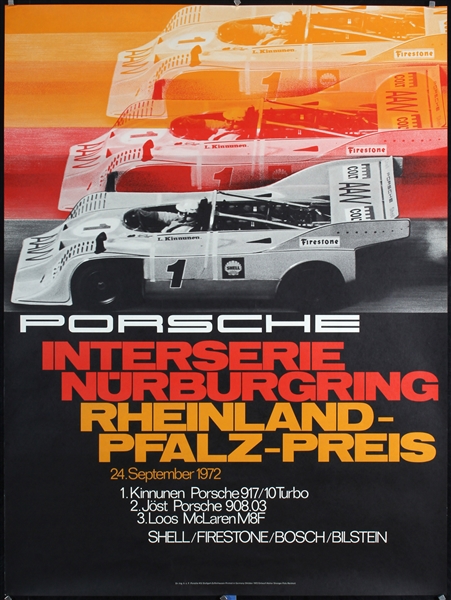 Porsche - Interserie Nürburgring by Strenger Studio, 1972