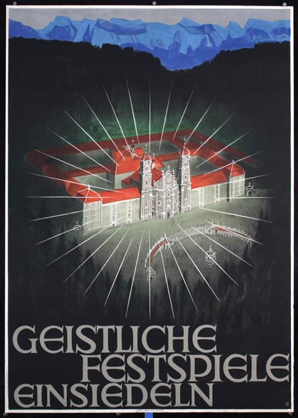 Geistliche Festspiele Einsiedeln by Otto Baumberger, 1937