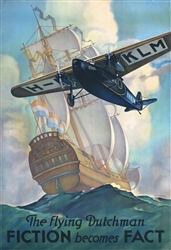 KLM - The Flying Dutchman by Herve Wijga, ca. 1930