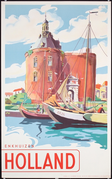 Holland - Enkhuizen by A. Frederiks, ca. 1955