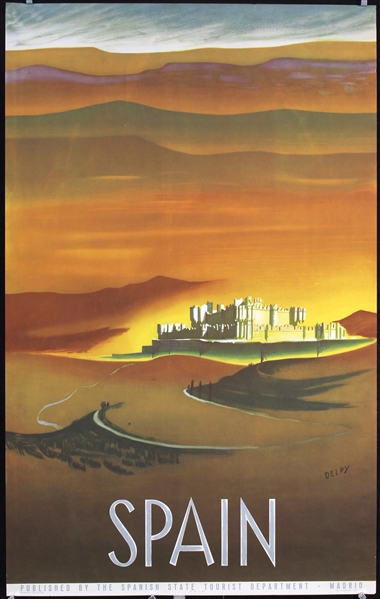 Spain by Camille-Hippolyte Delpy, ca. 1950