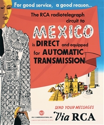 RCA radiotelepgraph circuit to Mexico by Anonymous, ca. 1950
