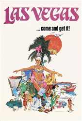 Las Vegas - come and get it by Robert Tanenbaum, ca. 1970