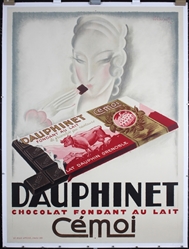 Dauphinet - Chocolat by Charles Loupot, 1926