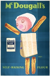 McDougall´s self-raising flour by Raymond Savignac, 1955