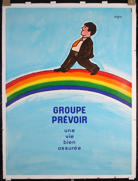 Groupe Prevoir (Rainbow) by Raymond Savignac, 1984