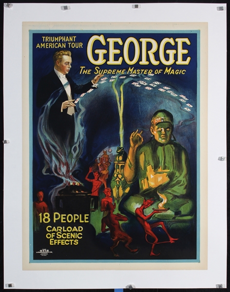 George - The Supreme Master of Magic - 18 People by Anonymous, ca. 1926