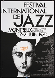 Festival International de Jazz Montreux by Roberto Carra, 1970