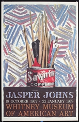 Jasper Johns - Whitney Museum of American Art by Jasper Johns, 1977