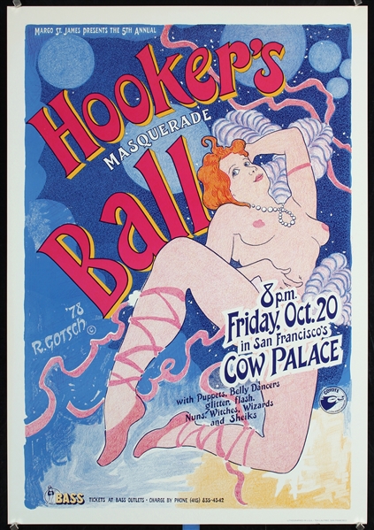 Hookers Ball - San Francisco by Robert Gotsch, 1978
