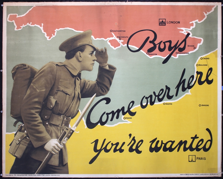 Boys - Come over here youre wanted by Anonymous, 1915